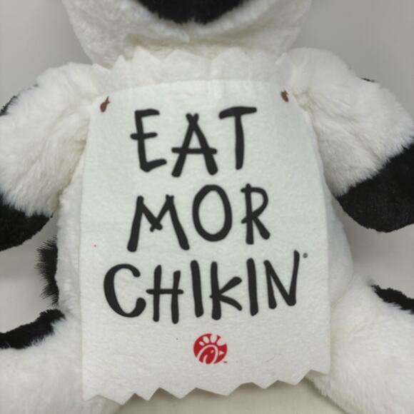 RARE Chick-Fil-A 20'' 'Eat Mor Chickin' Plush Cow - Picture 4 of 6